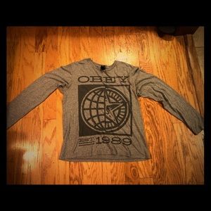 Obey long sleeved T-shirt